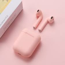 Audífonos Auriculares Bluetooth Tipo Airpods Rosado